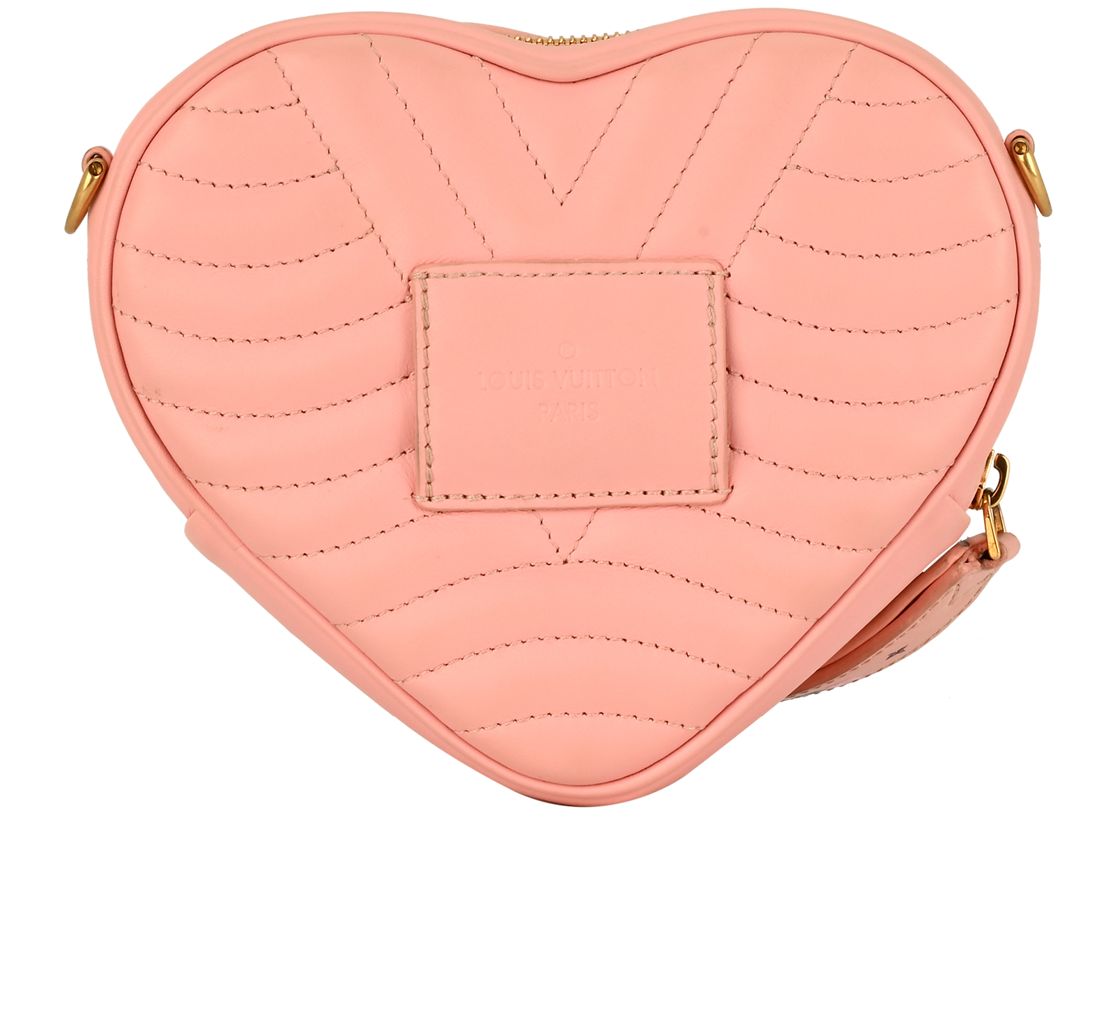 New Wave Heart Crossbody, &pound;1,200, Handbags, Pink, Leather, Back view